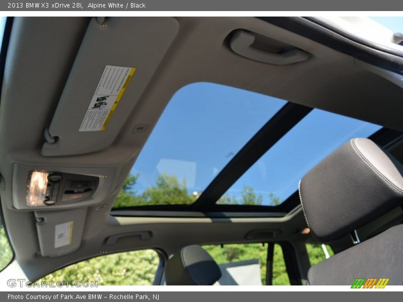 Alpine White / Black 2013 BMW X3 xDrive 28i