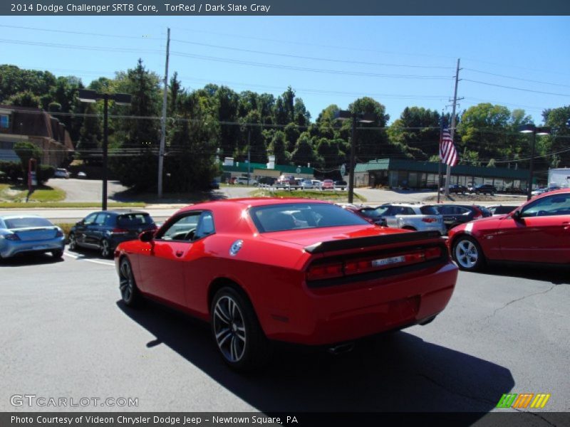 TorRed / Dark Slate Gray 2014 Dodge Challenger SRT8 Core