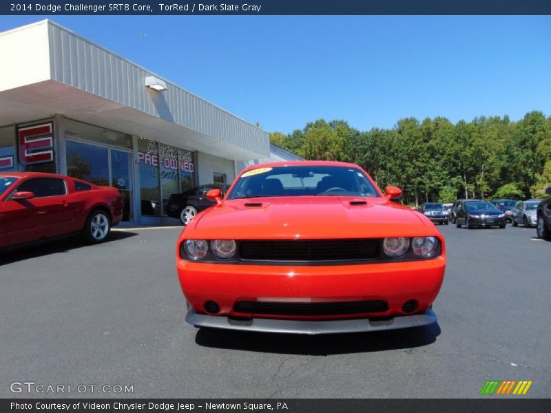 TorRed / Dark Slate Gray 2014 Dodge Challenger SRT8 Core
