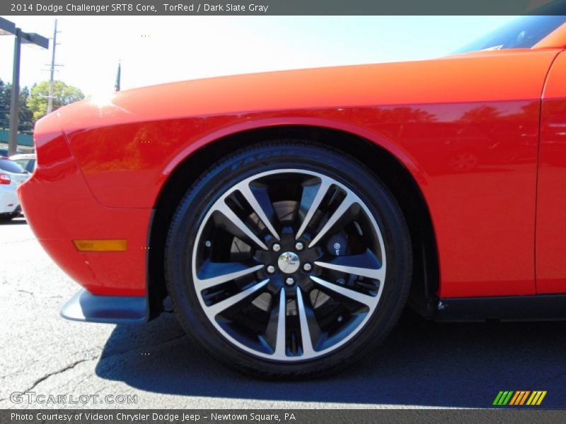 TorRed / Dark Slate Gray 2014 Dodge Challenger SRT8 Core