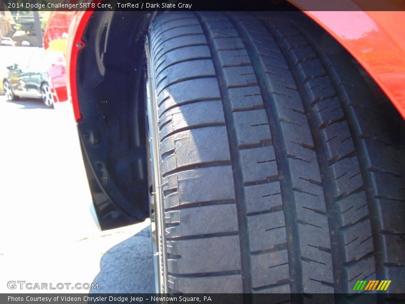 TorRed / Dark Slate Gray 2014 Dodge Challenger SRT8 Core