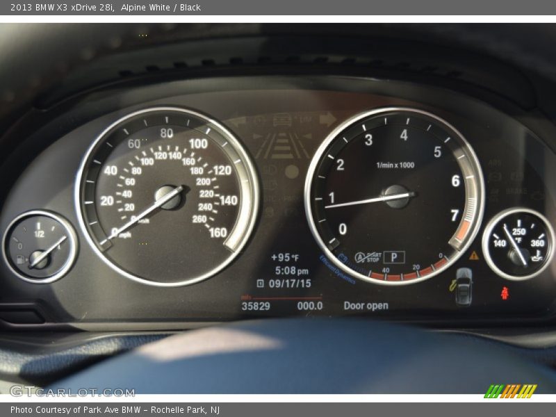 Alpine White / Black 2013 BMW X3 xDrive 28i