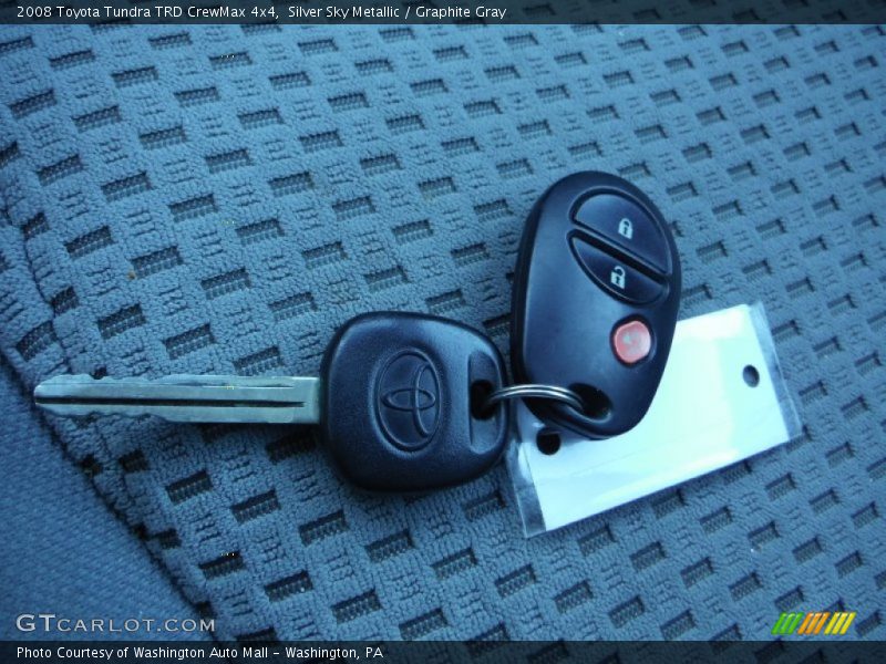 Silver Sky Metallic / Graphite Gray 2008 Toyota Tundra TRD CrewMax 4x4