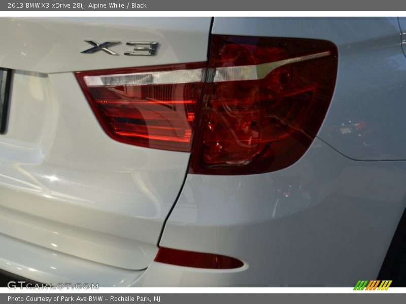 Alpine White / Black 2013 BMW X3 xDrive 28i