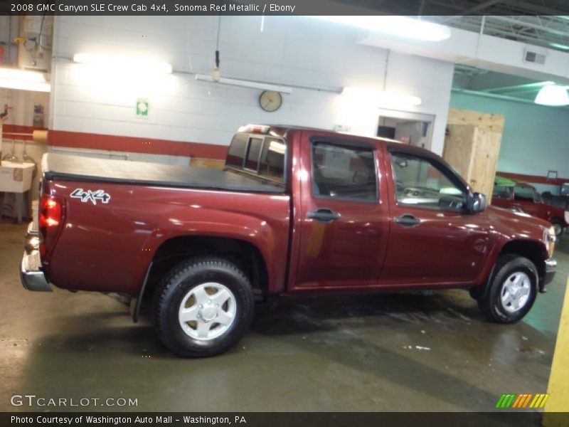 Sonoma Red Metallic / Ebony 2008 GMC Canyon SLE Crew Cab 4x4
