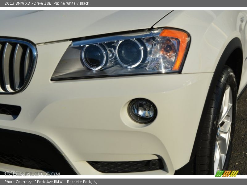 Alpine White / Black 2013 BMW X3 xDrive 28i