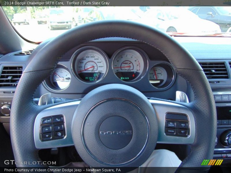 TorRed / Dark Slate Gray 2014 Dodge Challenger SRT8 Core