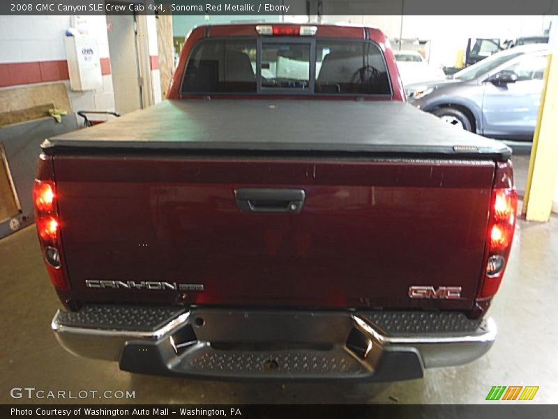 Sonoma Red Metallic / Ebony 2008 GMC Canyon SLE Crew Cab 4x4