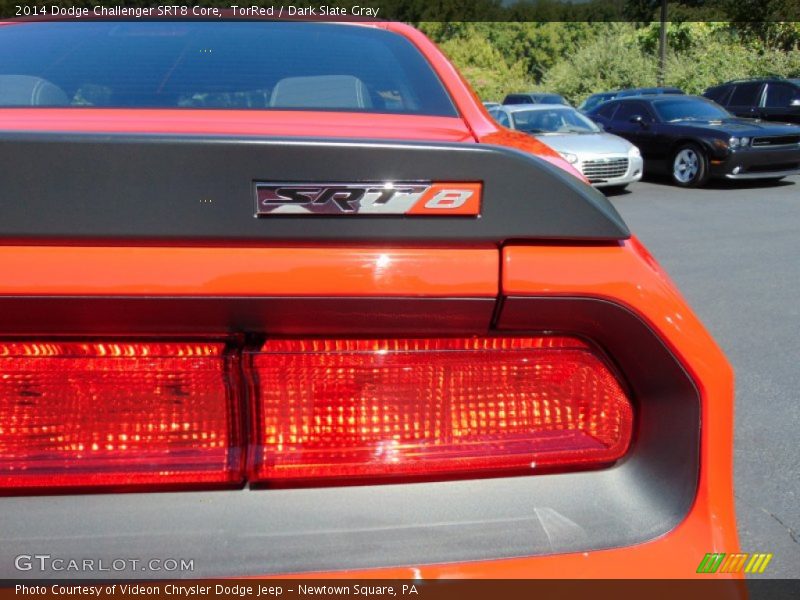 TorRed / Dark Slate Gray 2014 Dodge Challenger SRT8 Core