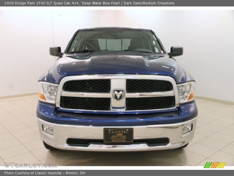 Deep Water Blue Pearl / Dark Slate/Medium Graystone 2009 Dodge Ram 1500 SLT Quad Cab 4x4