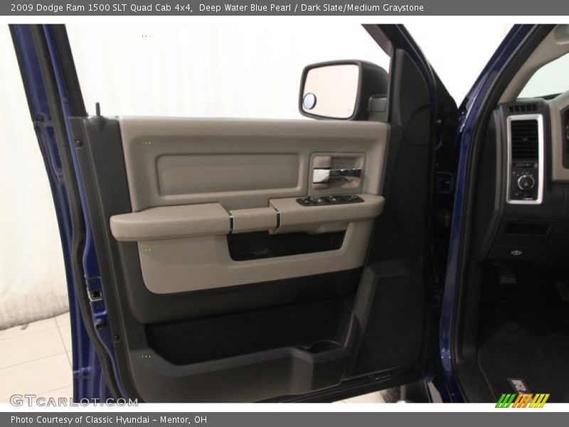 Deep Water Blue Pearl / Dark Slate/Medium Graystone 2009 Dodge Ram 1500 SLT Quad Cab 4x4