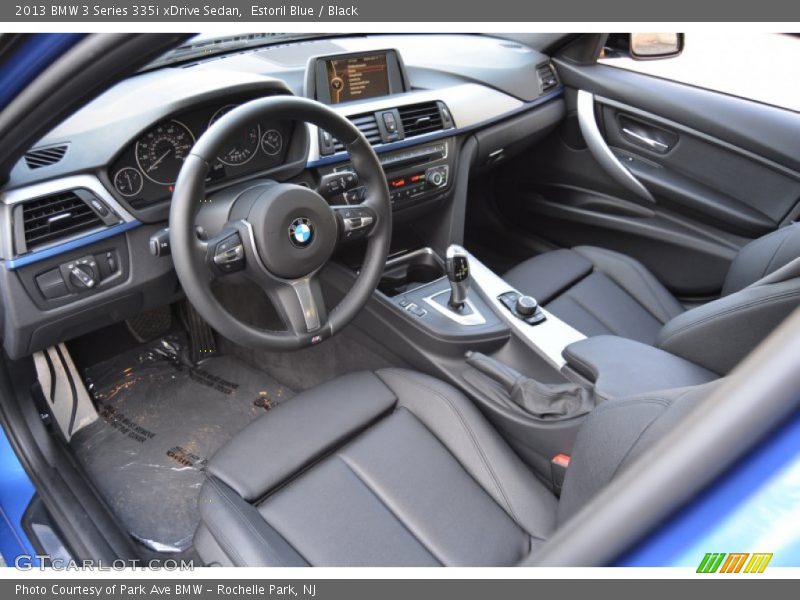 Estoril Blue / Black 2013 BMW 3 Series 335i xDrive Sedan