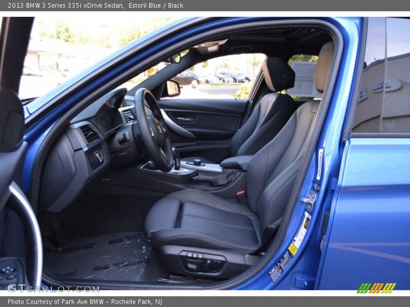 Estoril Blue / Black 2013 BMW 3 Series 335i xDrive Sedan