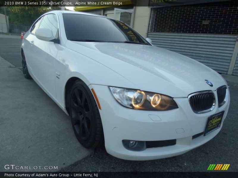 Alpine White / Cream Beige 2010 BMW 3 Series 335i xDrive Coupe