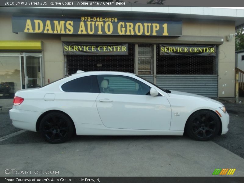 Alpine White / Cream Beige 2010 BMW 3 Series 335i xDrive Coupe