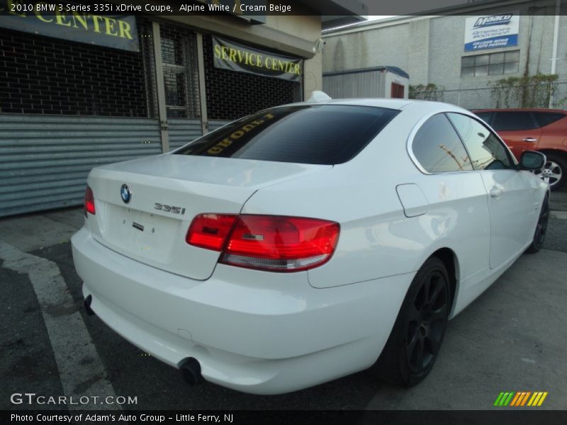 Alpine White / Cream Beige 2010 BMW 3 Series 335i xDrive Coupe
