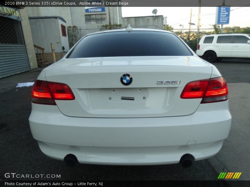 Alpine White / Cream Beige 2010 BMW 3 Series 335i xDrive Coupe