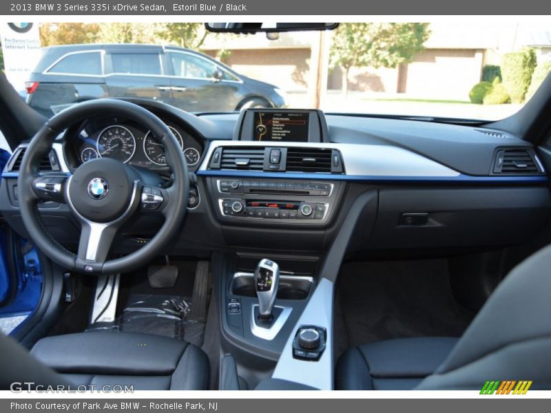 Estoril Blue / Black 2013 BMW 3 Series 335i xDrive Sedan