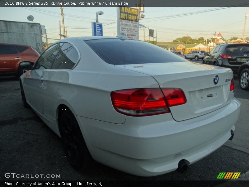 Alpine White / Cream Beige 2010 BMW 3 Series 335i xDrive Coupe