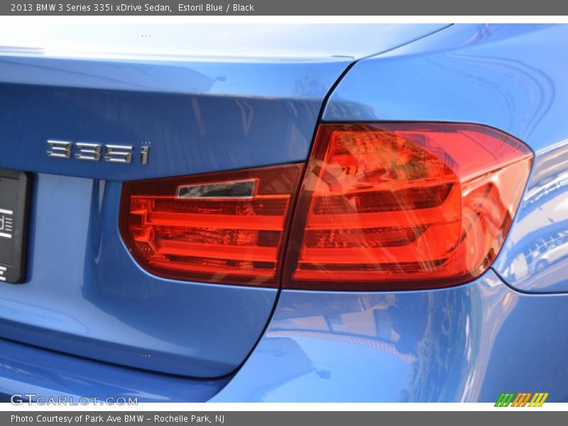 Estoril Blue / Black 2013 BMW 3 Series 335i xDrive Sedan