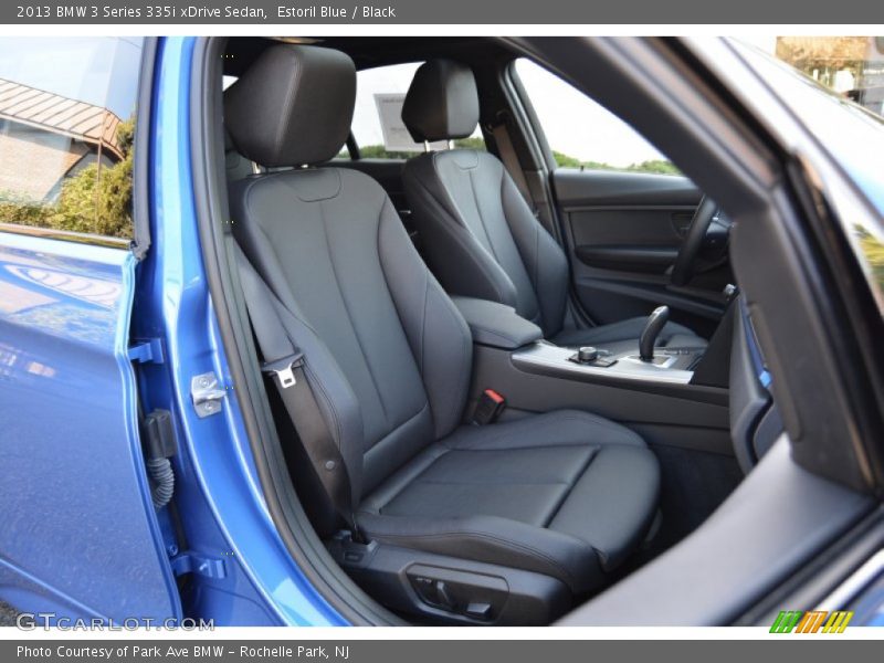 Estoril Blue / Black 2013 BMW 3 Series 335i xDrive Sedan