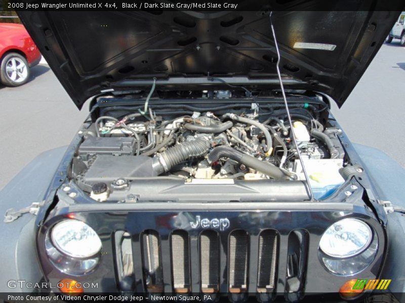 Black / Dark Slate Gray/Med Slate Gray 2008 Jeep Wrangler Unlimited X 4x4