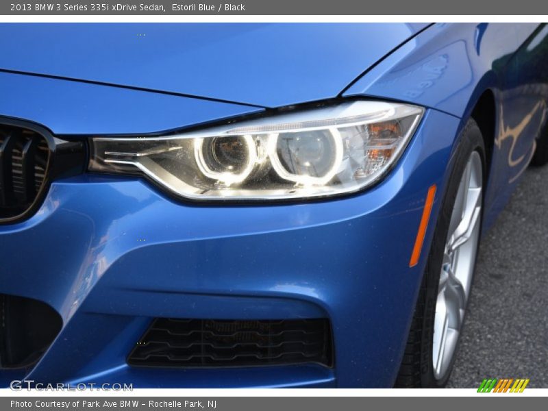 Estoril Blue / Black 2013 BMW 3 Series 335i xDrive Sedan