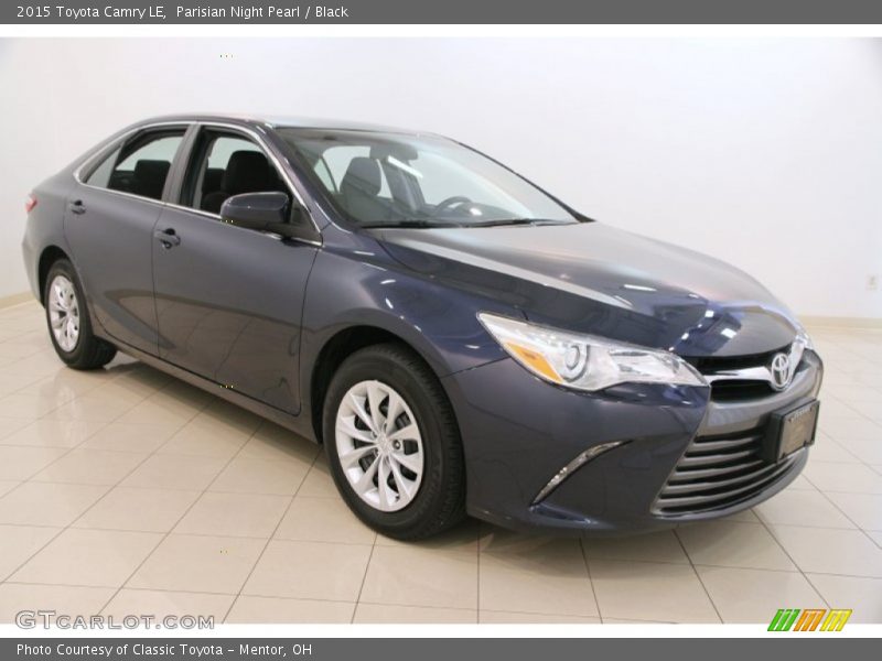 Parisian Night Pearl / Black 2015 Toyota Camry LE