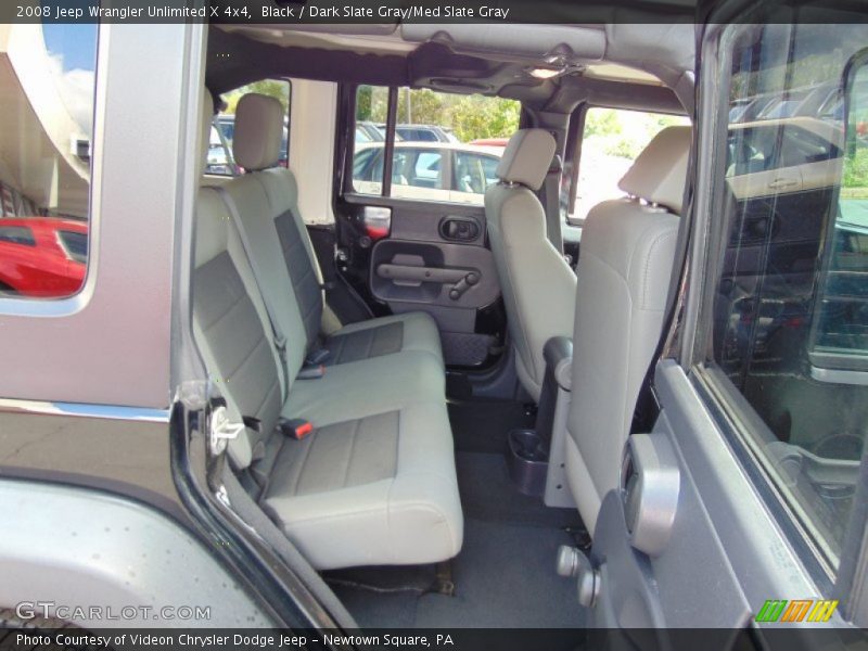 Black / Dark Slate Gray/Med Slate Gray 2008 Jeep Wrangler Unlimited X 4x4