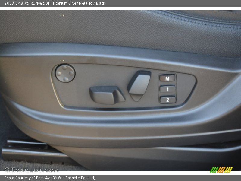 Titanium Silver Metallic / Black 2013 BMW X5 xDrive 50i