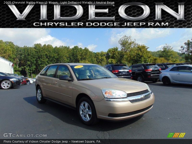Light Driftwood Metallic / Neutral Beige 2005 Chevrolet Malibu Maxx LS Wagon
