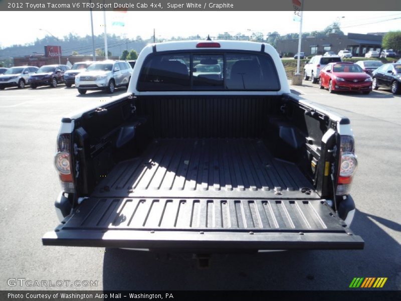 Super White / Graphite 2012 Toyota Tacoma V6 TRD Sport Double Cab 4x4