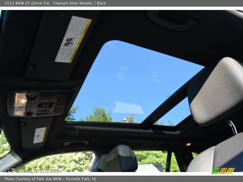 Titanium Silver Metallic / Black 2013 BMW X5 xDrive 50i