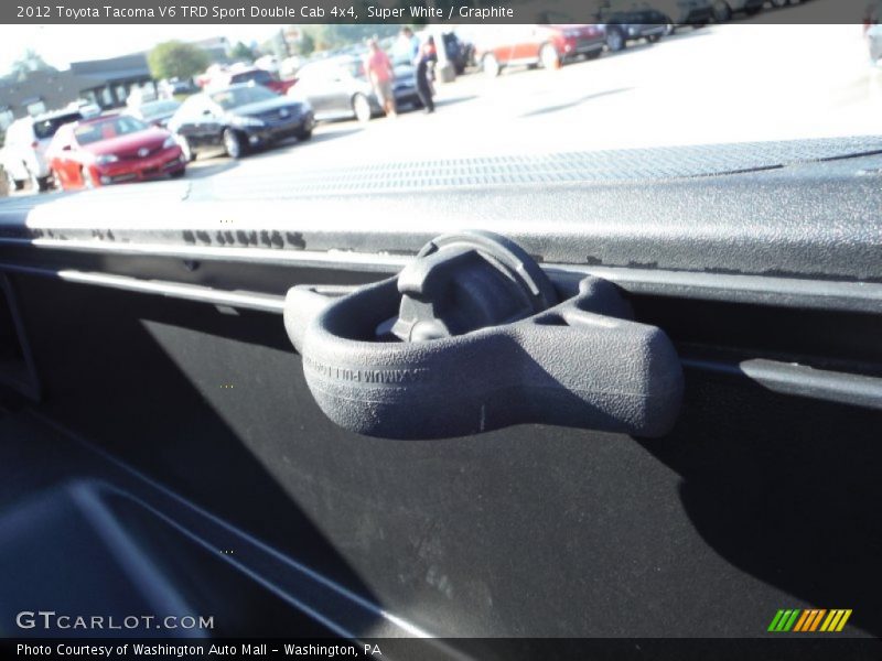 Super White / Graphite 2012 Toyota Tacoma V6 TRD Sport Double Cab 4x4