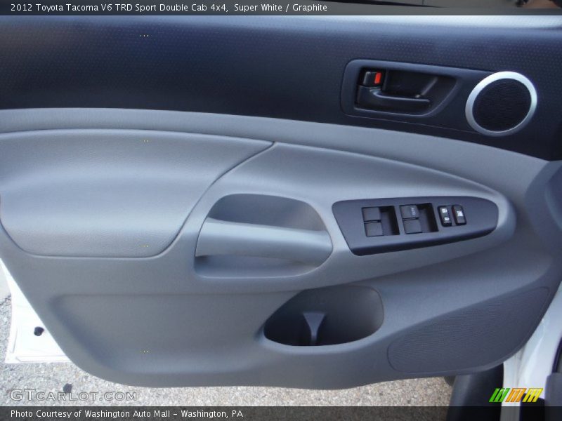 Super White / Graphite 2012 Toyota Tacoma V6 TRD Sport Double Cab 4x4