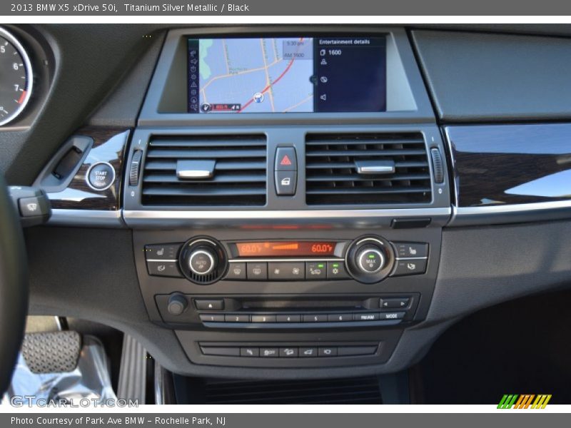 Titanium Silver Metallic / Black 2013 BMW X5 xDrive 50i