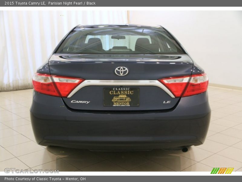 Parisian Night Pearl / Black 2015 Toyota Camry LE