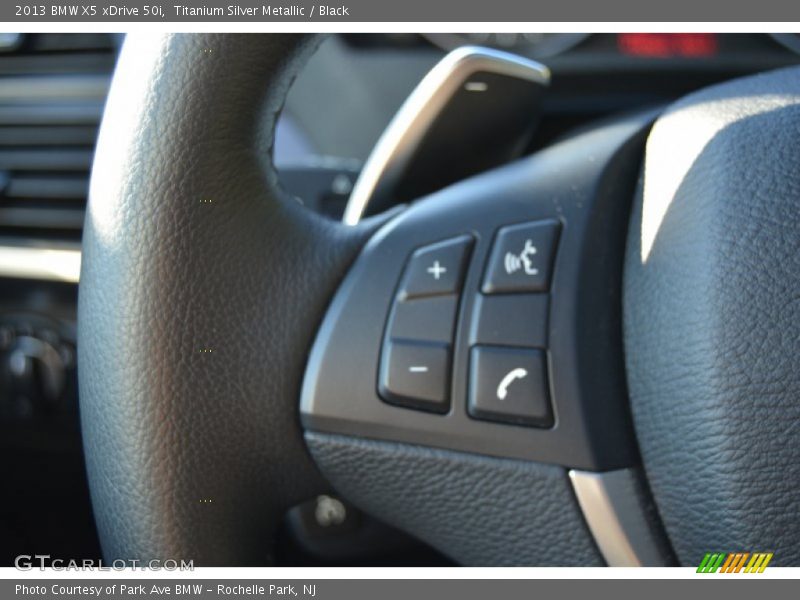 Titanium Silver Metallic / Black 2013 BMW X5 xDrive 50i