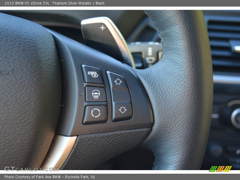 Titanium Silver Metallic / Black 2013 BMW X5 xDrive 50i