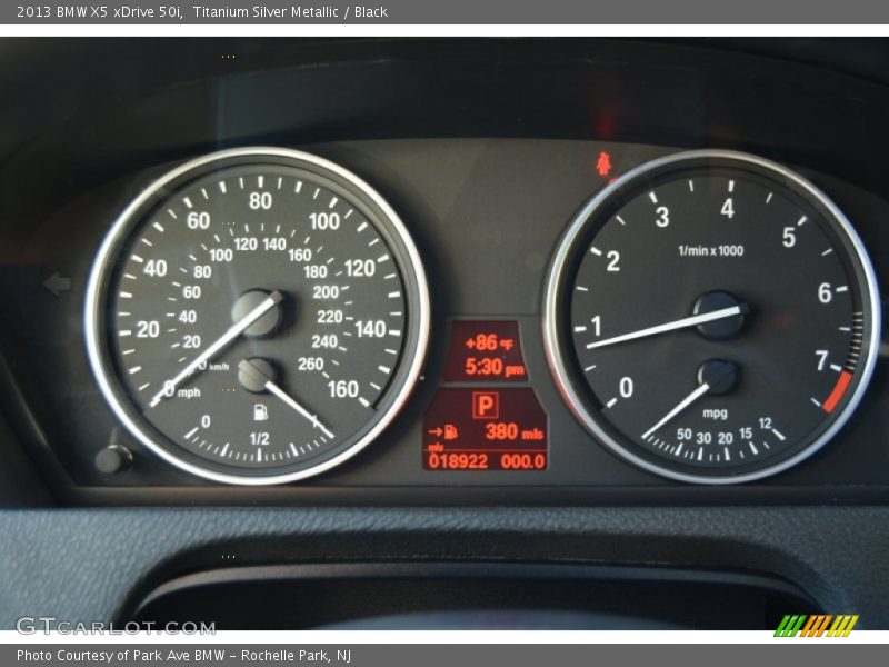 Titanium Silver Metallic / Black 2013 BMW X5 xDrive 50i