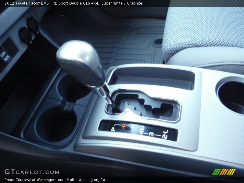 Super White / Graphite 2012 Toyota Tacoma V6 TRD Sport Double Cab 4x4