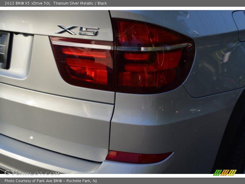 Titanium Silver Metallic / Black 2013 BMW X5 xDrive 50i