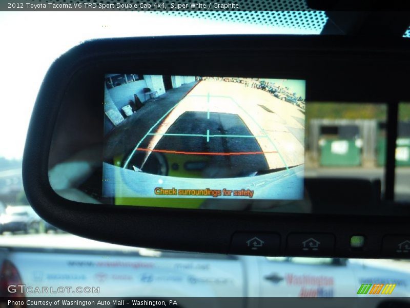 Super White / Graphite 2012 Toyota Tacoma V6 TRD Sport Double Cab 4x4