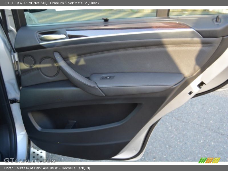 Titanium Silver Metallic / Black 2013 BMW X5 xDrive 50i