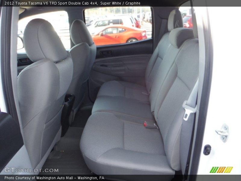 Super White / Graphite 2012 Toyota Tacoma V6 TRD Sport Double Cab 4x4