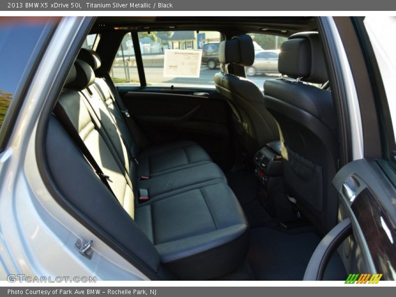 Titanium Silver Metallic / Black 2013 BMW X5 xDrive 50i