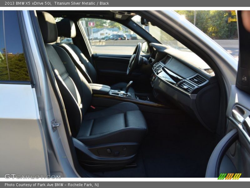 Titanium Silver Metallic / Black 2013 BMW X5 xDrive 50i