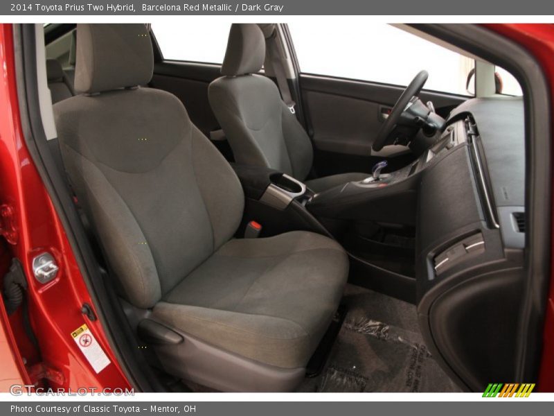 Barcelona Red Metallic / Dark Gray 2014 Toyota Prius Two Hybrid