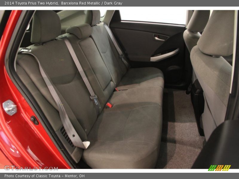 Barcelona Red Metallic / Dark Gray 2014 Toyota Prius Two Hybrid