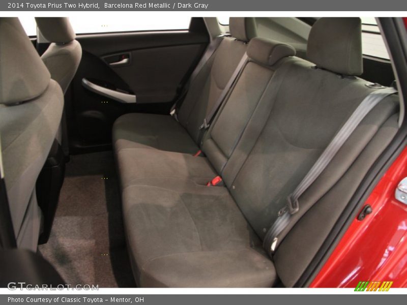 Barcelona Red Metallic / Dark Gray 2014 Toyota Prius Two Hybrid